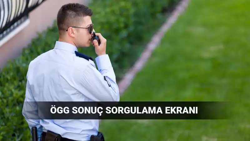 EGM ÖGG Sınav Sonucu Sorgulama Ekranı 2025’te Dikkat Çekiyor