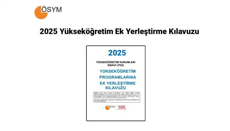 2025 YKS Ek Yerleştirme Kılavuzu Yayınlandı: Tüm Detaylar Burada!