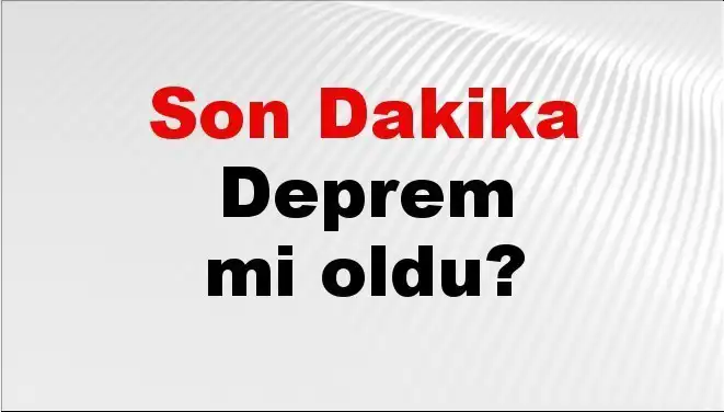 Tekirdağ'da Son Dakika Deprem Gelişmeleri: Ne Kadar Şiddetliydi?