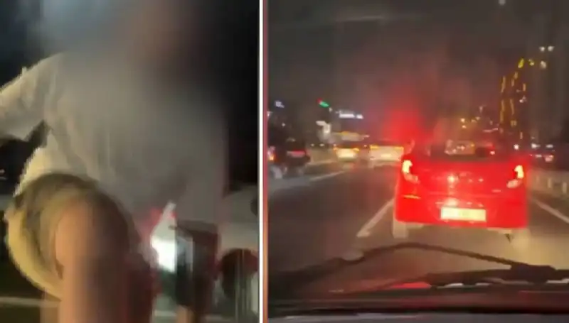 Kural Tanımayan Trafik Magandası, Kamerada Yakalandı!