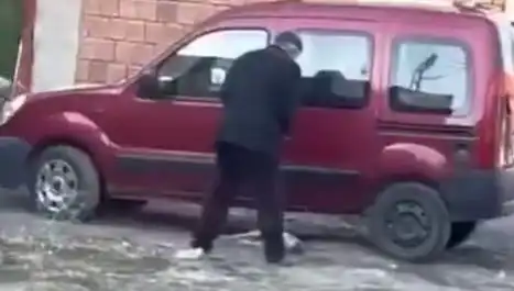 Sokak Ortasında Köpeğe Yapılan Şiddet Gözler Önüne Serildi