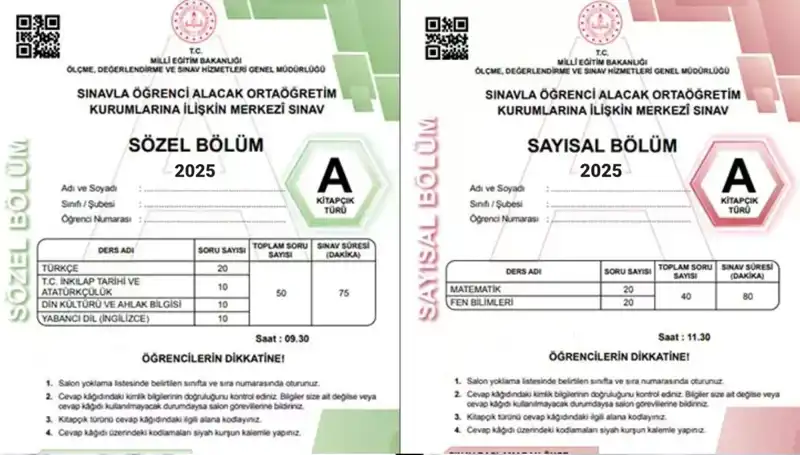 LGS Soru ve Cevapları 2025: Gözler Yayımlanacak Tarihte