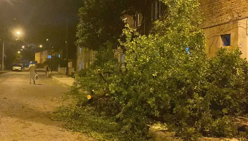 Karabük’te Aniden Bastıran Fırtına Hayatı Olumsuz Etkiledi