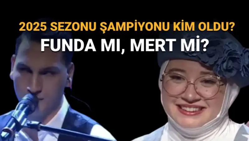 O Ses Türkiye 2025'te Şampiyonun Belirlendiği An: Funda mı, Mert mi?